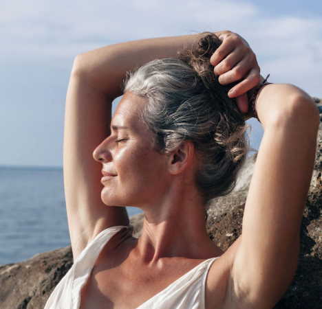 gray hair